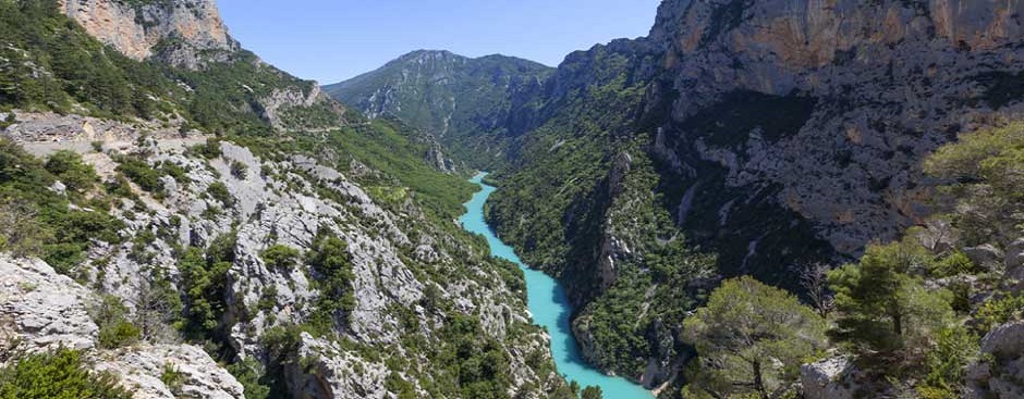 Die Schlucht, Gorge Du Verdon In Frankreich: Canyon Verdonschlucht